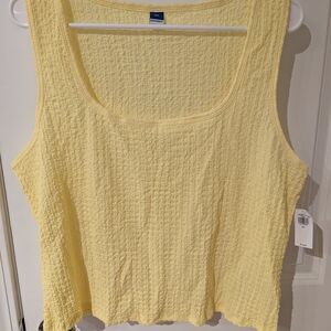 Yellow Sleeveless Top